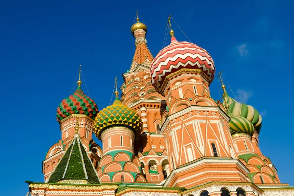 ロシアのモスクワに聖ワシリイ大聖堂 — ストック写真