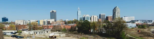 Панорамним видом на центр міста ролі, Північна Кароліна — стокове фото