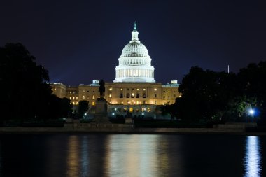 ABD'nin başkenti washington DC'de geceleri görüntülemek
