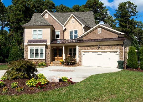 Upscale suburban house