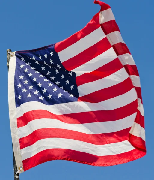 Bandeira americana acenando — Fotografia de Stock