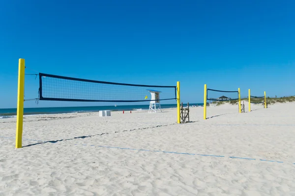 Beachvolley nät — Stockfoto