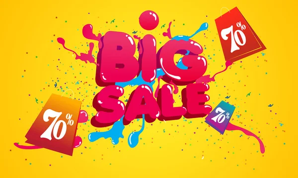 Grand magasin Big Sale Promotion — Image vectorielle