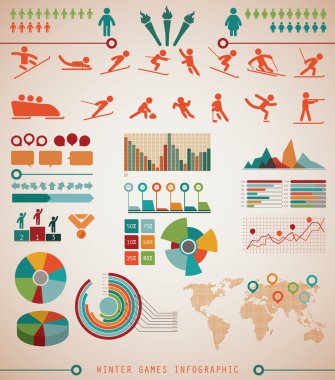 kış spor oyunları infographics