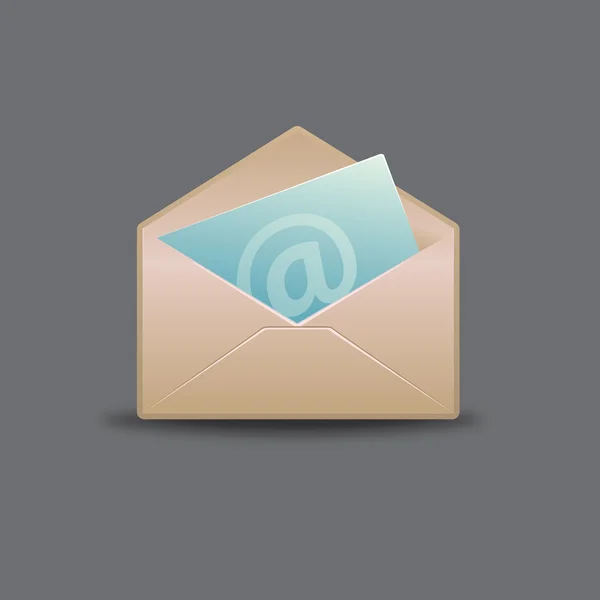 Opened Envelopes Icon — Stock Vector