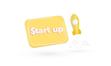 Metni başlat roketi yerden fırlatılıyor