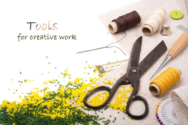 Werkzeuge für kreatives Arbeiten — Stockfoto