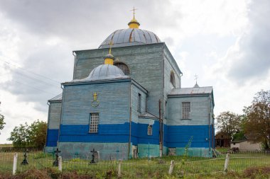 Markivka, Ukrayna - 19 Ağustos 2021: Vaftizci Aziz John Kilisesi