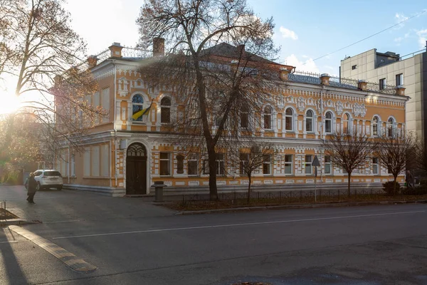 Cherkasy Oekraïne November 2021 Historisch Gebouw Het Centrum Van Cherkasy — Stockfoto