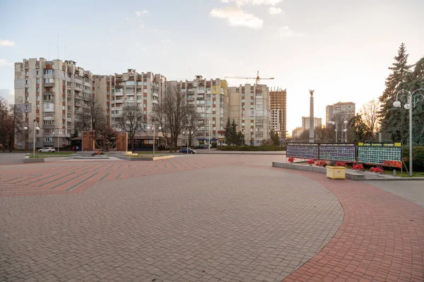 Cherkasy Ucrania Noviembre 2021 Plaza Gloria — Foto de Stock