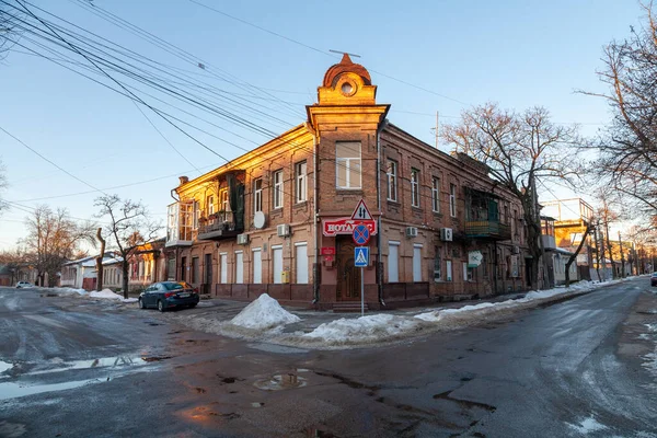 Kropyvnytskyi Ukraine January 2022 Buildings Kropyvnytskyi Main Street — Stock Photo, Image