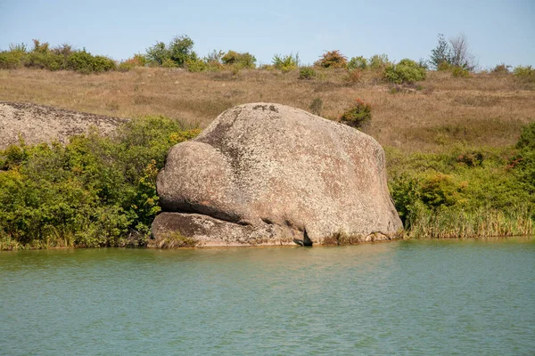 Kaskady Tract Located Valley Buki River Malovyskivskyy District Kirovohrad Region — Stock Photo, Image