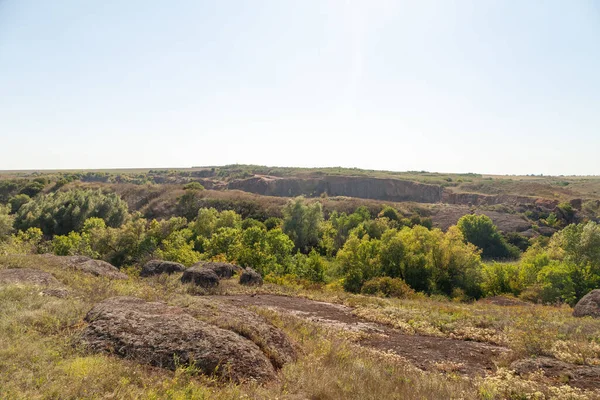 Kaskady Tract Ligger Dalen Buki Floden Malovyskivskyy Distriktet Kirovohrad Regionen — Stockfoto