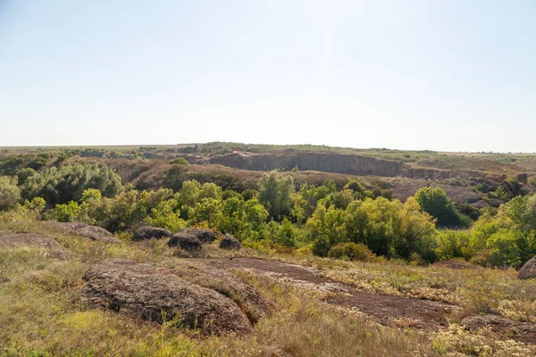 Kaskady Tract Ligger Dalen Buki Floden Malovyskivskyy Distriktet Kirovohrad Regionen — Stockfoto