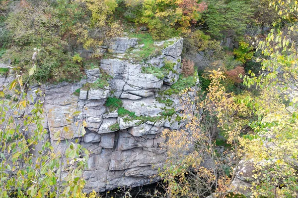 Beautiful Granite Rocks Girskyi Tikych River Buky Cherkasy Region Ukraine — Stock Photo, Image