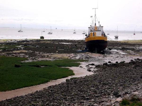 Black and Yellow Boat 2 — Stock Photo, Image