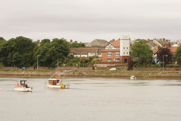 Båtar i walney kanal 2 — Stockfoto