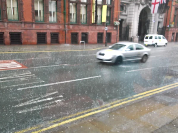 Manchester Rain — Stock Photo, Image