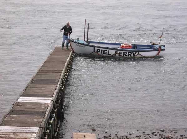 Piel Island ferry — Stock Photo, Image