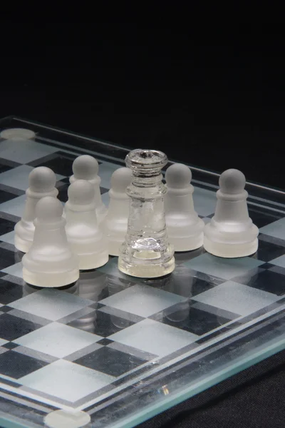 2 aşağıdaki satranç kraliçesi — Stok fotoğraf