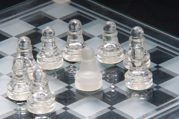 Échecs Entouré — Photo