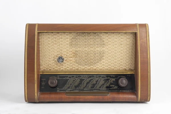 Vintage eski radyo — Stok fotoğraf