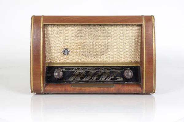 Vintage eski radyo — Stok fotoğraf