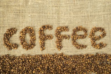 word kahve kahve çekirdekleri ile yapılan