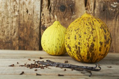 Baharat ile taze kavun.