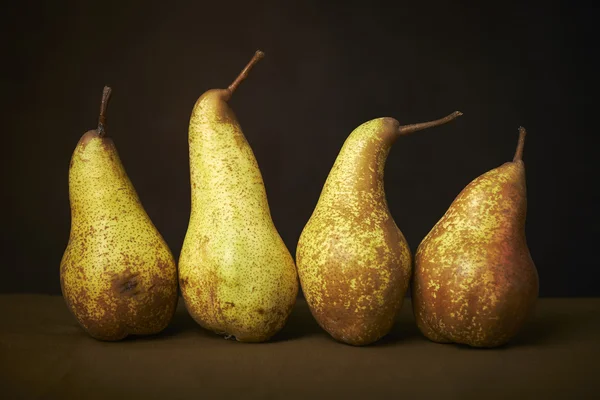 Yellow pears on a table — Stock Photo, Image