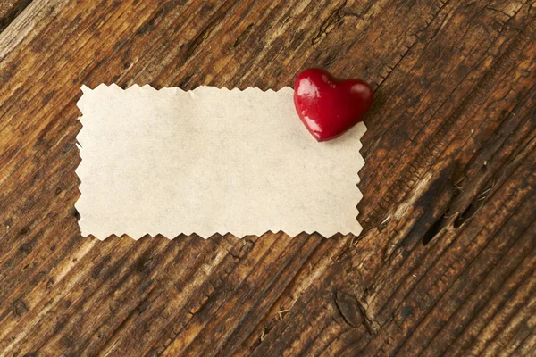 Sevgililer günü, kırmızı kalp — Stok fotoğraf
