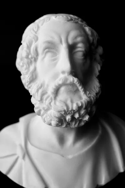 Homer is the author of the poems, Iliad and Odyssey known as "Ho — Stock Photo, Image