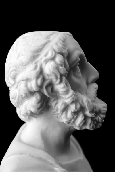 Homer is the author of the poems, Iliad and Odyssey known as "Ho