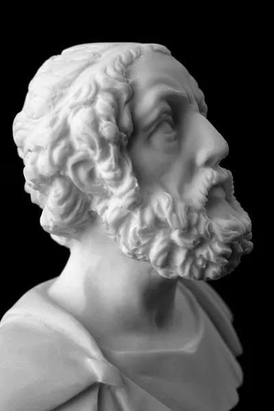 Homer is the author of the poems, Iliad and Odyssey known as "Ho — Stock Photo, Image