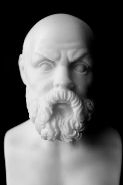 Сократ жил в Афинах (470 г. до н.э. - 399 г. до н.э.) - грек. — стоковое фото