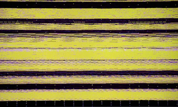 TV screen with static noise, by bad signal reception — стоковое фото