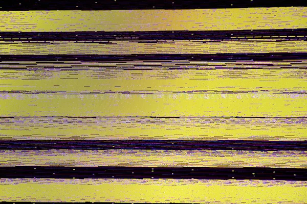 TV screen with static noise, by bad signal reception — стоковое фото