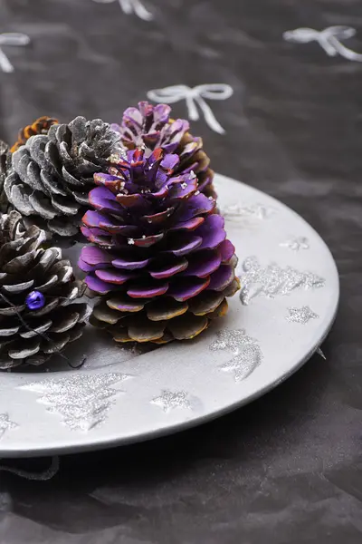 Enfeites de Natal fechar — Fotografia de Stock