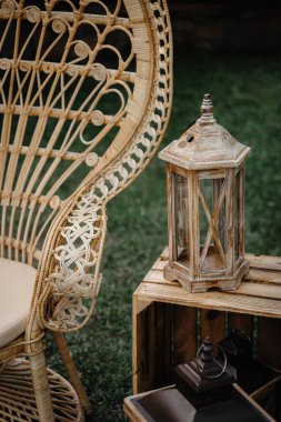 Sahilde güzel bir düğün süsü.