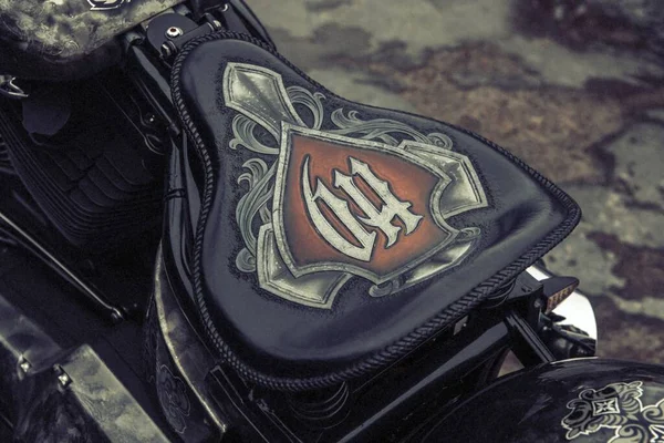 Belle Harley Davidson Vélo Fermer Crazy Hohols Mfc Fermeture Saison — Photo