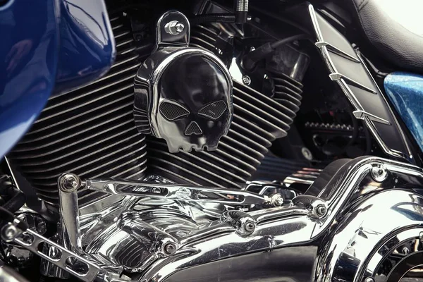 Nice Harley Davidson Bike Close Crazy Hohols Mfc Closing Season — стоковое фото