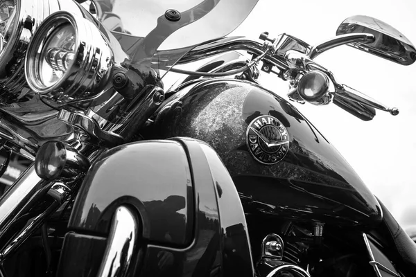 Nice Harley Davidson Cykel Närbild Crazy Hohols Mfc Stängningssäsong Ukraina — Stockfoto