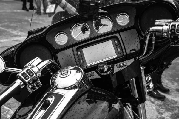 Nice Harley Davidson Bicicleta Cerca Crazy Hohols Mfc Temporada Cierre —  Fotos de Stock