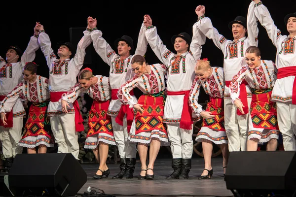 Dancers Virsky Ensemble Concert National Academy Leading Cadres Culture Arts — Stock Photo, Image