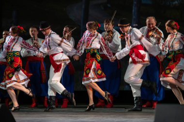 Virsky, Ulusal Akademik Opera ve Bale Tiyatrosu, Kiev, Ukrayna 'nın önde gelen kültür ve sanat kadrolarının Ulusal Akademi' nin ikinci raporlama konserinde bir araya geldi.