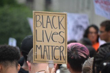 Siyahların Yaşamı Önemli New York 'ta miting,