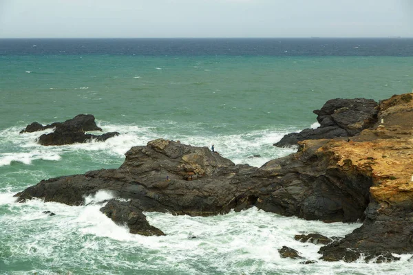 Naturpark Calblanque Cartagena Murcia Unberührte Strände Küstenlandschaft — Stockfoto