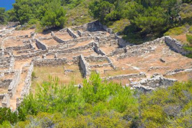 kamiros, antik kalıntılar, Rodos