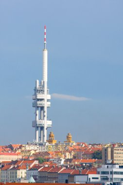Çek Cumhuriyeti Prag 'daki Zizkov Televizyon Kulesi