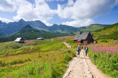 Hikers in Tatra mountains